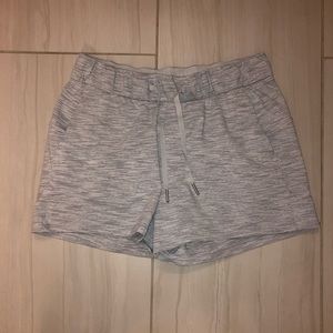 RARE* heather gray LULULEMON shorts